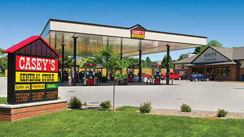 The exterior of a Casey's General Store location