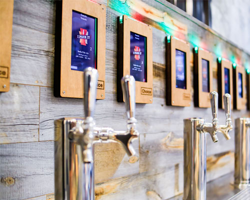 Choice Market self-serve alcohol dispensers