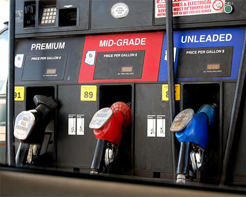 Gas prices higher than we've seen lately