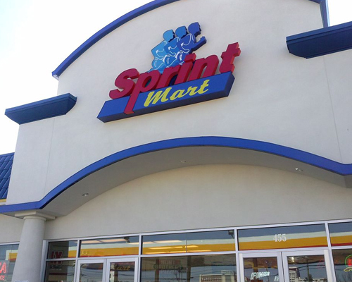 the exterior of a Sprint Mart convenience store