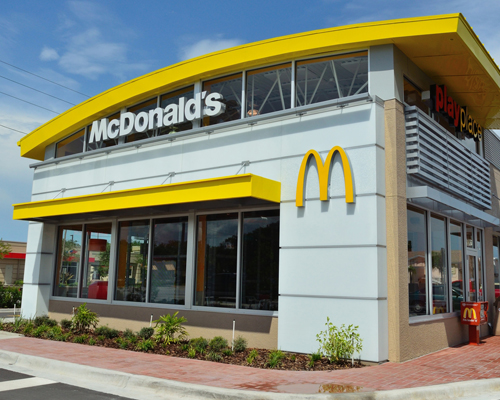 A McDonald's restaurant