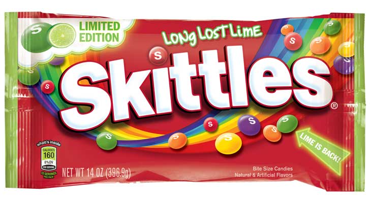 long lost lime skittles convenience store news share size skittles