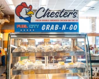 Chester's Chicken grab and go case