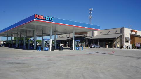 The exterior of the Fuel City c-store in Wylie, Texas