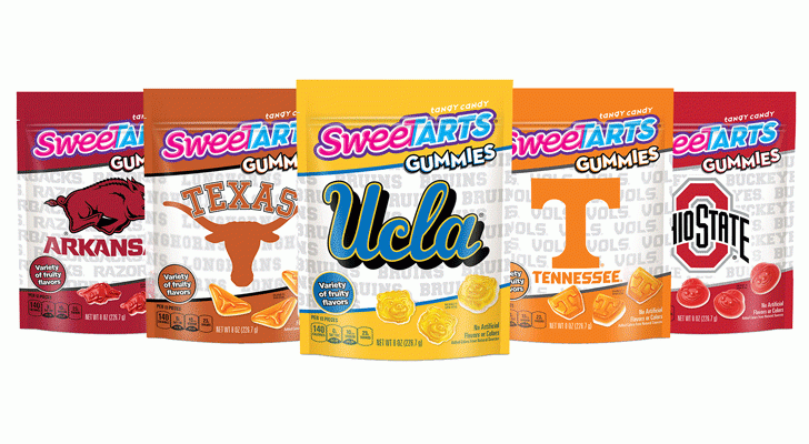 custom college themed sweetarts gummies convenience store news