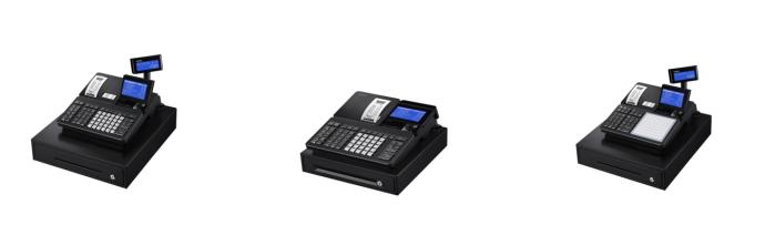 Casio SR-S500SC, SR-S4000MC and SR-C4500MC cash registers