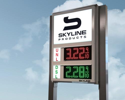Skyline Products' 6-Inch LED Price Signs