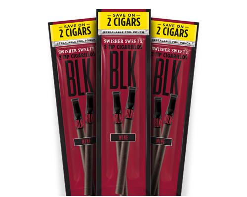 Swisher BLK Wine Tip Cigarillos