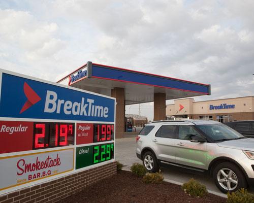 break time stores get a modern open look convenience store news break time stores get a modern open