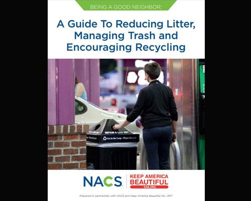 “Being a Good Neighbor: A Guide to Reducing Litter, Managing Trash and Encouraging Recycling" front page
