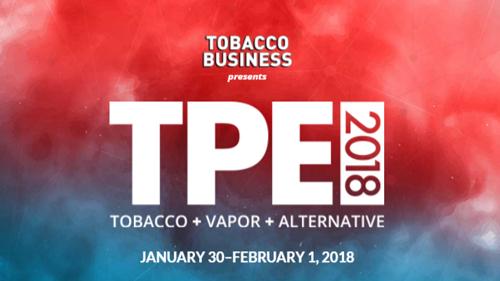 A screenshot of the Tobacco Plus Expo website