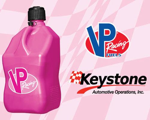 VP Racing Fuels pink gasoline gallon
