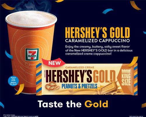 7-Eleven Hershey's Gold cappuccino limited-time offer