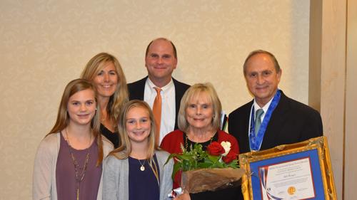 Bill Weigel was honored with the prestigious recognition of the National Eagle Scout Association's Outstanding Eagle Scout award.