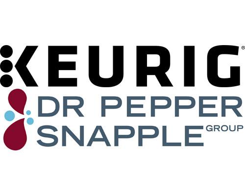 Keurig & Dr Pepper Snapple Group logos