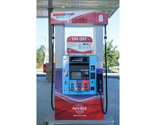 RockStop Gas & Wash fuel pump