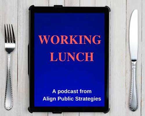 Working Lunch Podcast logo