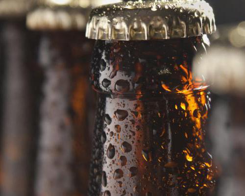 cold beer bottles