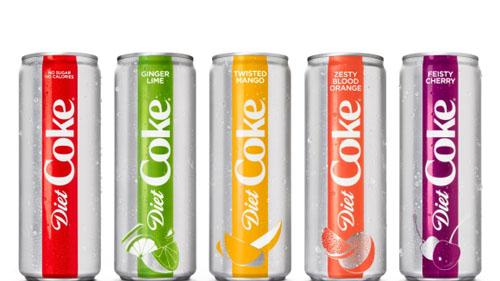 Diet Coke's relaunch in slim cans