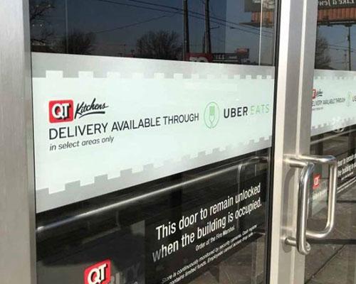 Tulsa's News on 6 reporter Emory Bryan noticed the announcement on the door of a QuikTrip store reading, “Delivery available through Uber Eats.”