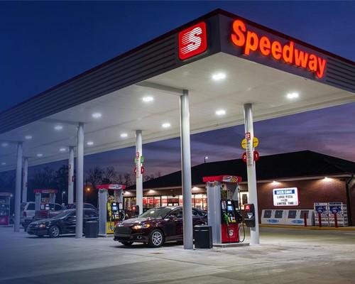 Speedway forecourt exterior