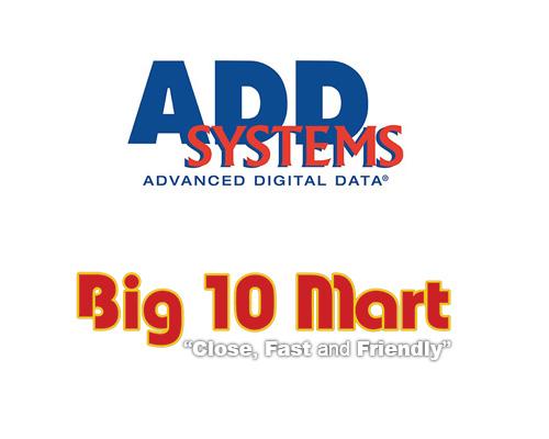 ADD Systems & Big 10 Mart logos