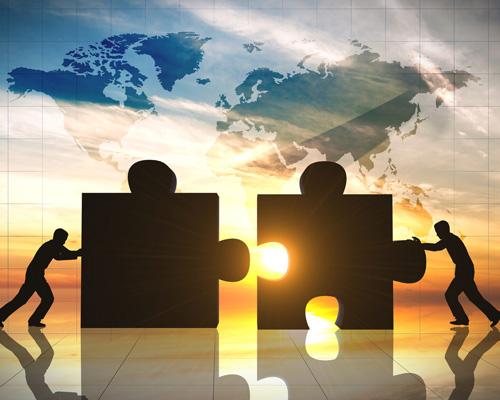 M&A puzzle pieces