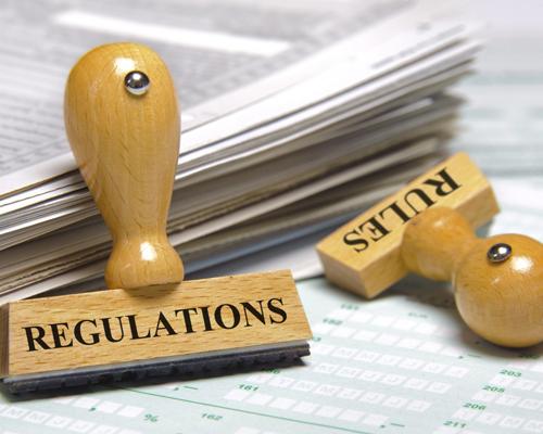 Two stamps, regulations and rules