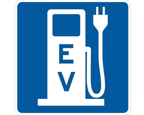 Electric Vehicle Charging Sign