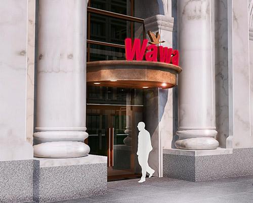 Plans for Wawa's Independence Hall store