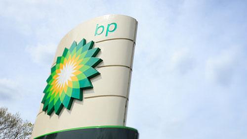 A BP sign