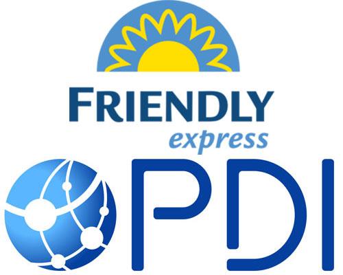 Friendly Express & PDI logos