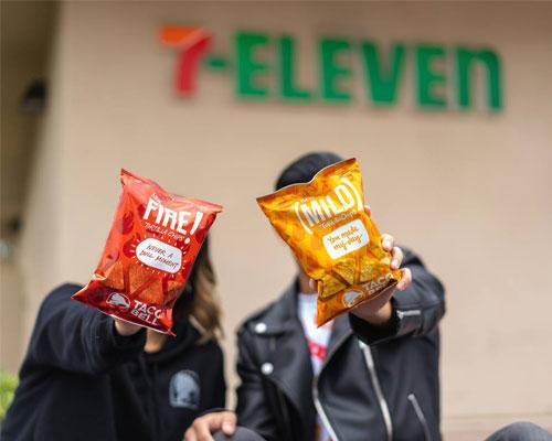 Taco Bell chips at 7-Eleven