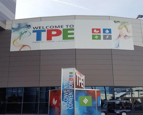 TPE Sign at the Las Vegas Convention Center