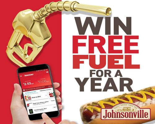 Thornonts Johnsonville Free Fuel For a Year Sweepstakes