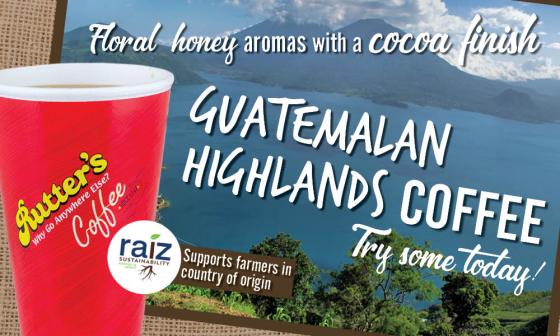 Rutter's Guatemalan Highlands coffee