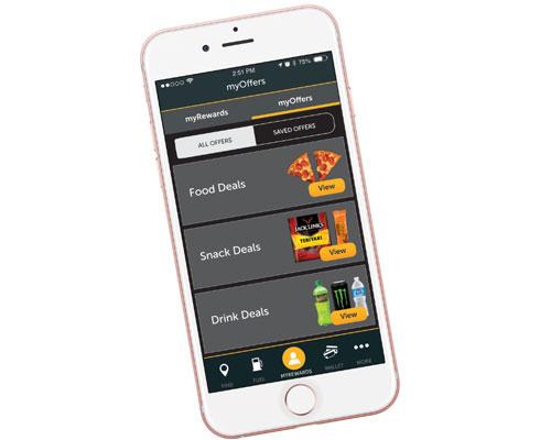 myPilot mobile app interface