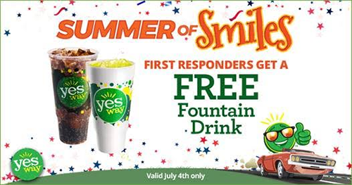 Yesway July 4 promotion ad