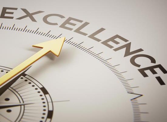 arrow towards excellence