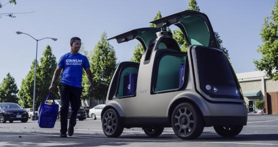 Kroger autonomous vehicle delivery