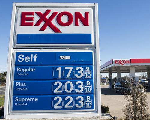 ExxonMobil sign