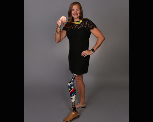 Melissa Stockwell was the first female soldier to lose a limb in the Iraq War.