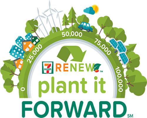 As part of 7-Eleven’s planting initiative, it launched "Plant It Forward," enabling customers to dedicate a tree to for free.