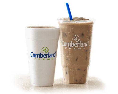 Cumberland Farms hot and iced coffees
