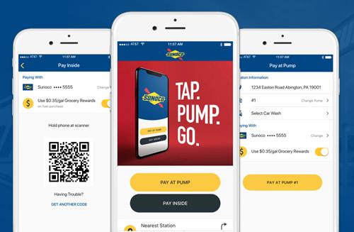 Sunoco mobile app