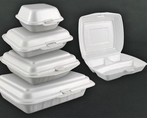 Styrofoam food packages