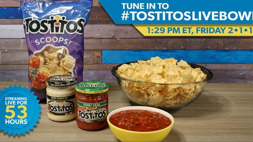 Tostitos looks to set the (unofficial) world record for the longest livestream of a tortilla chip bowl