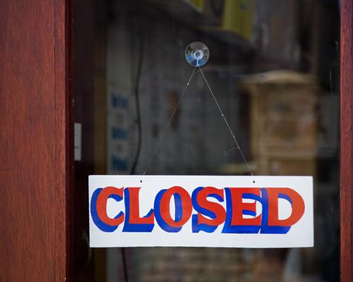Closed store