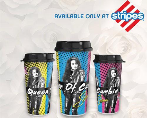 Stripes' exclusive Selena cups