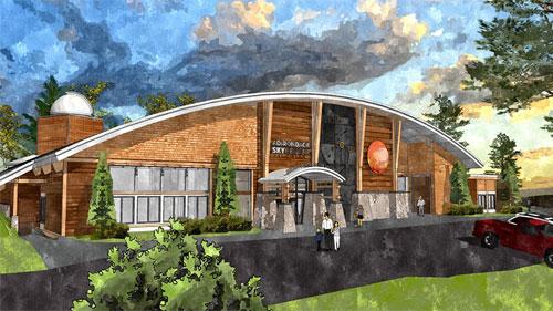 A rendering of the Adirondack Sky Center, which received a $125,000 grant from Stewart's Shops/Dake Family Foundation.